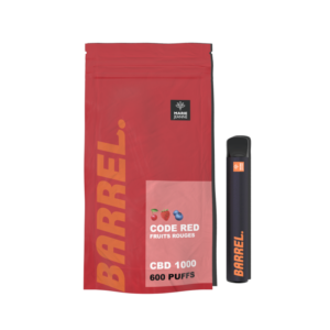 600 Puffs - Barrel CODE RED CBD Marie jeanne