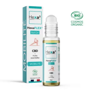 Roll-on aux Huiles essentielles et CBD Bio Mobilité HexaFLEX® 10ml