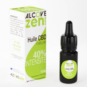 huile cbd 40% alcovezen intensité