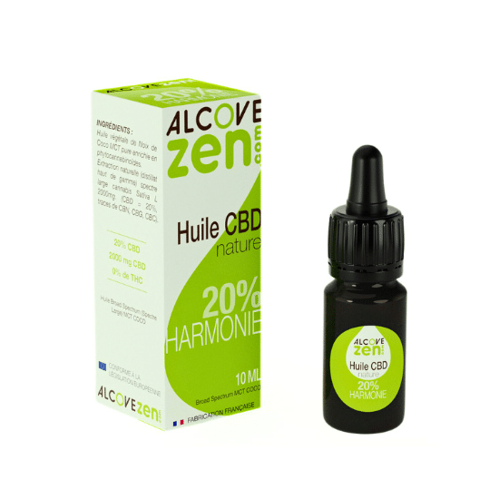 Huile CBD 20% Harmonie Nature – AlcoveZen